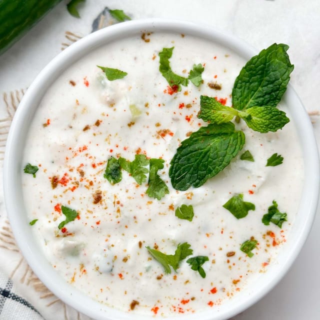 Raita & Dahi Bhalla Tray.